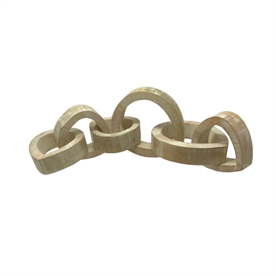 Chain my Heart Links - White Wash 